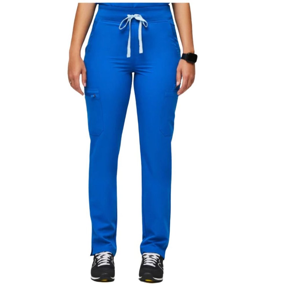 Figs High Waisted Yola™ Skinny Scrub Pants 2.0  Royal Blue S